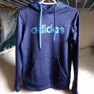 Addidas Climawarm Blue Sweatshirt